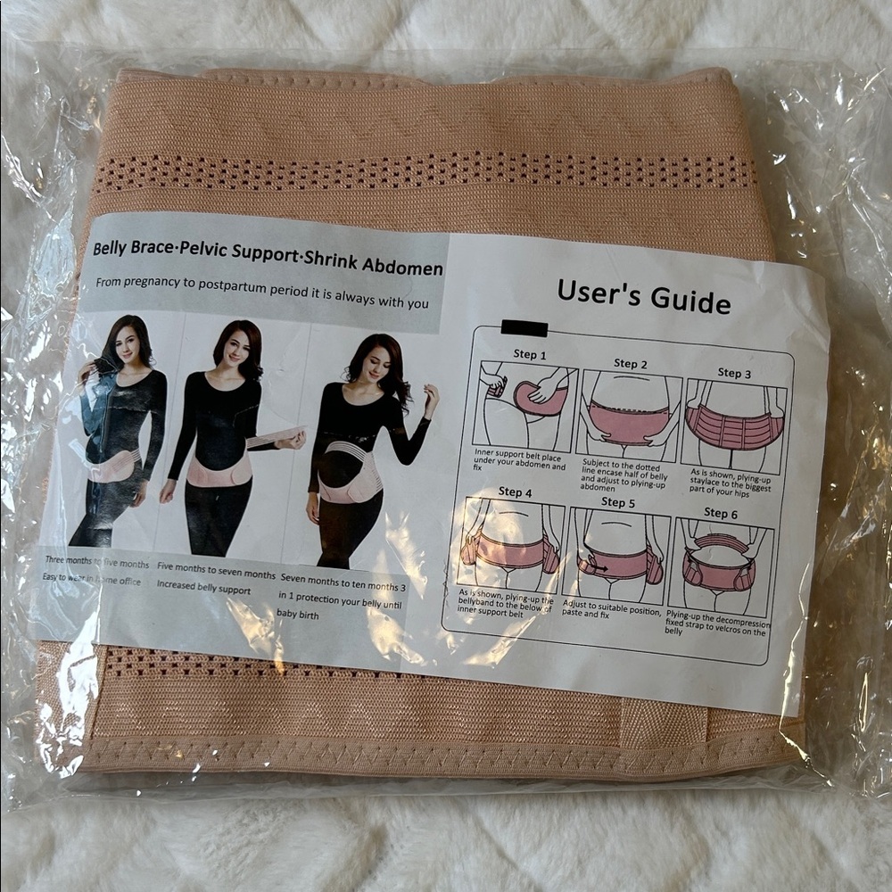Women's Postpartum Belly Support Band - Tan
Size Medium